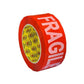 1 Roll CROCO Red FRAGILE 2" X 100M