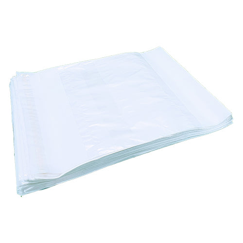 A3 Extra Large Plain White Plastic Courier Parcel Bag with Pocket 100s