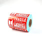 1 Roll Small FRAGILE, HANDLE WITH CARE, KEEP DRY Sticker 90mm x 50mm 500 Pcs